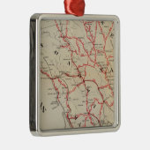 Sonoma, Marin, Lake en Napa County Metalen Ornament (Rechts)