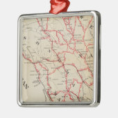 Sonoma, Marin, Lake en Napa County Metalen Ornament (Links)