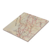 Sonoma, Marin, Lake en Napa County Tegeltje (Zijkant)