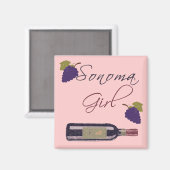 Sonoma Meisje Magneet (Voorkant / Achterkant)
