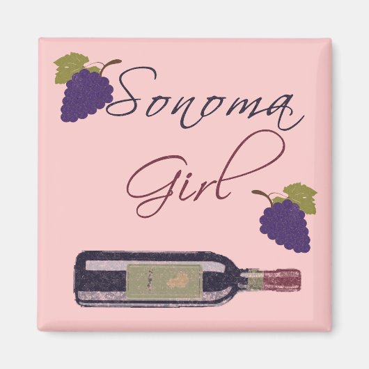 Sonoma Meisje Magneet (Voorkant)