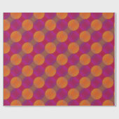 Sonoma Oranje en Paars Cadeaupapier (Vlak)