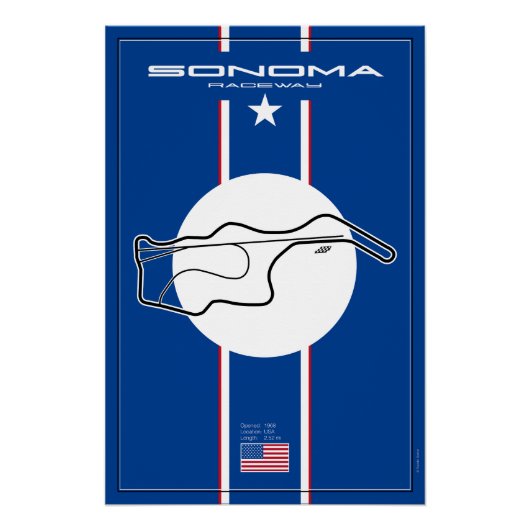 Sonoma Raceway Perfect Poster (Voorkant)
