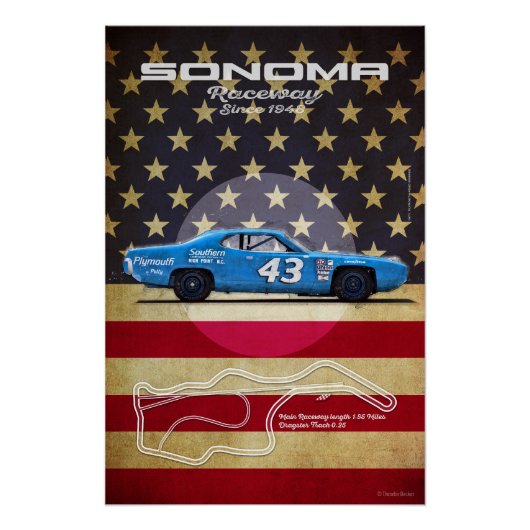 Sonoma Raceway Perfect Poster (Voorkant)