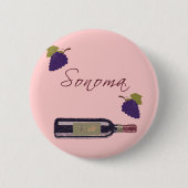 Sonoma Ronde Button 5,7 Cm (Voorkant)