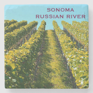 Sonoma Russian River Marble Stone Onderzetter