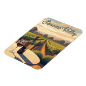 Sonoma Valley California Reizen Magneet (Linkerzijde)