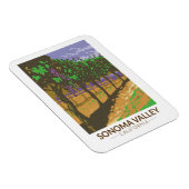 Sonoma Valley California Vineyard Travel  Magneet (Rechterzijde)