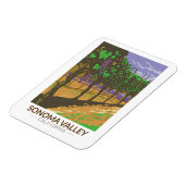 Sonoma Valley California Vineyard Travel  Magneet (Linkerzijde)