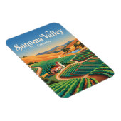 Sonoma Valley Californië Magneet (Rechterzijde)