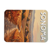 Sonoma Valley Californië Reizen Magneet (Horizontaal)