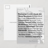 Sonoma Wijnland Briefkaart (Voorkant / Achterkant)