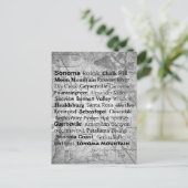 Sonoma Wijnland Briefkaart (Staand voorkant)