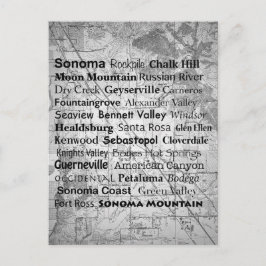 Sonoma Wijnland Briefkaart