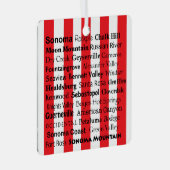 Sonoma Wine AVAs Ornament (Voorkant Rechts)