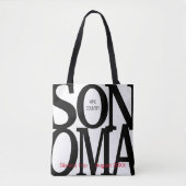 Sonoma Wine Country Tote Bag (Voorkant)