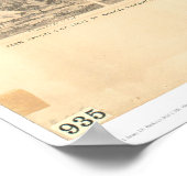 Sonora, CA. Panoramische kaart 1854 (1647A) - niet Poster (Hoek)