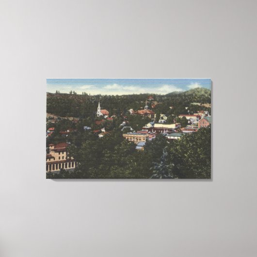 Sonora, CaliforniaAerial ViewSonora, CA Canvas Afdruk (Voorkant)