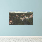 Sonora, CaliforniaAerial ViewSonora, CA Canvas Afdruk (Insitu (Houten vloer))