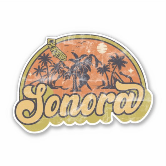 Sonora, Californië Sticker (Voorkant)