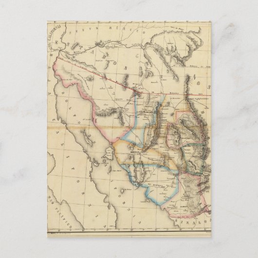 Sonora, Mexico Briefkaart (Voorkant)