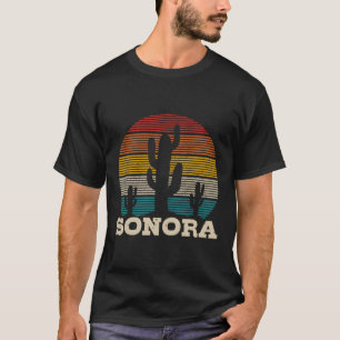 Sonora Mexico Cactus Retro Desert Souvenir T-shirt