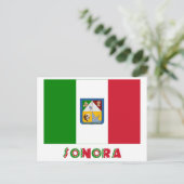 Sonora Onofficiële vlag Briefkaart (Staand voorkant)