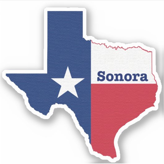 Sonora Texas Sticker (Voorkant)