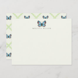 Sonoran Blue Butterfly-platte briefkaart