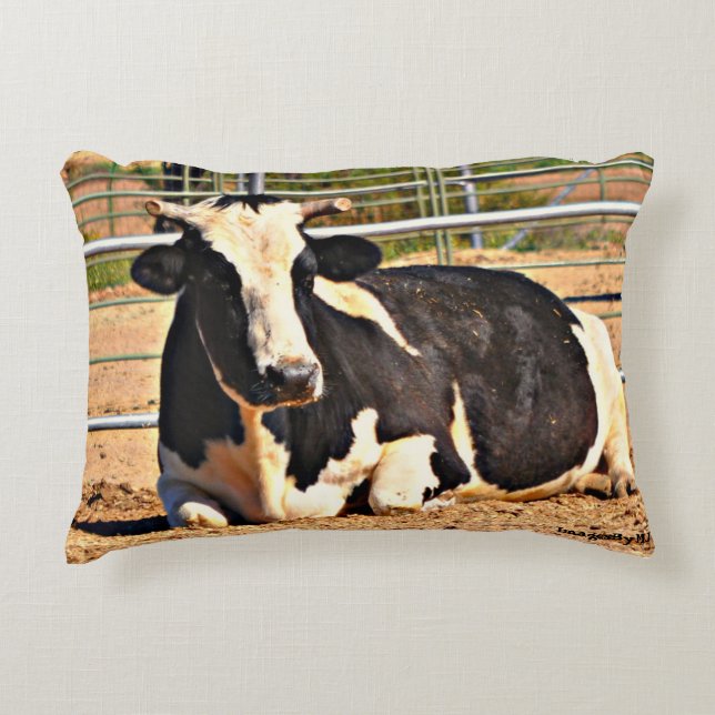 Sonoran Cow Accent Pillow Decoratief Kussen (Voorkant)