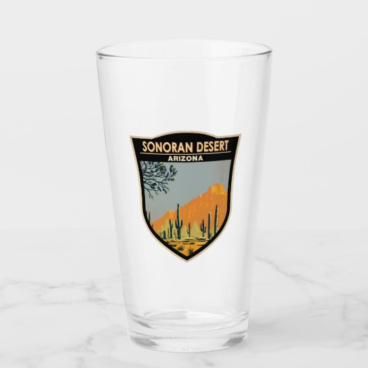 Sonoran Desert Arizona  Art Glas (Voorkant)
