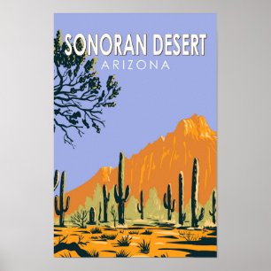 Sonoran Desert Arizona  Art Poster