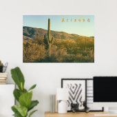 Sonoran Desert Arizona Poster (Thuiskantoor)