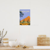 Sonoran Desert Arizona Vintage Kunst Poster (Keuken)