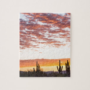 Sonoran Desert Colorful Sunrise Morning Legpuzzel