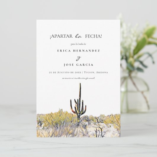 Sonoran Desert flat© Apartar la fecha! Kaart (Staand voorkant)