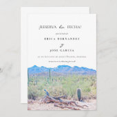 Sonoran Desert flat© Reserva la Fecha! Kaart (Voorkant / Achterkant)