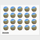 Sonoran Desert scène 03 Ronde Sticker (Vel)