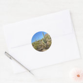 Sonoran Desert scène 03 Ronde Sticker (Envelop)