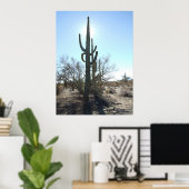 Sonoran Desert Scene 05 poster (Thuiskantoor)