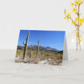 Sonoran Desert Scene 13 Kaart (Gele Bloem)