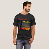 Sonoran Desert sunset Arizona met saguaro cactus T-shirt (Voorkant volledig)