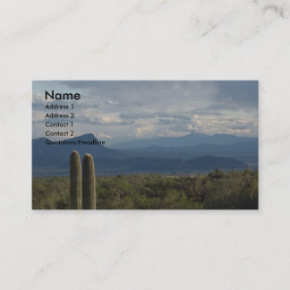 Sonoran Desert-Visitekaartjes Visitekaartje