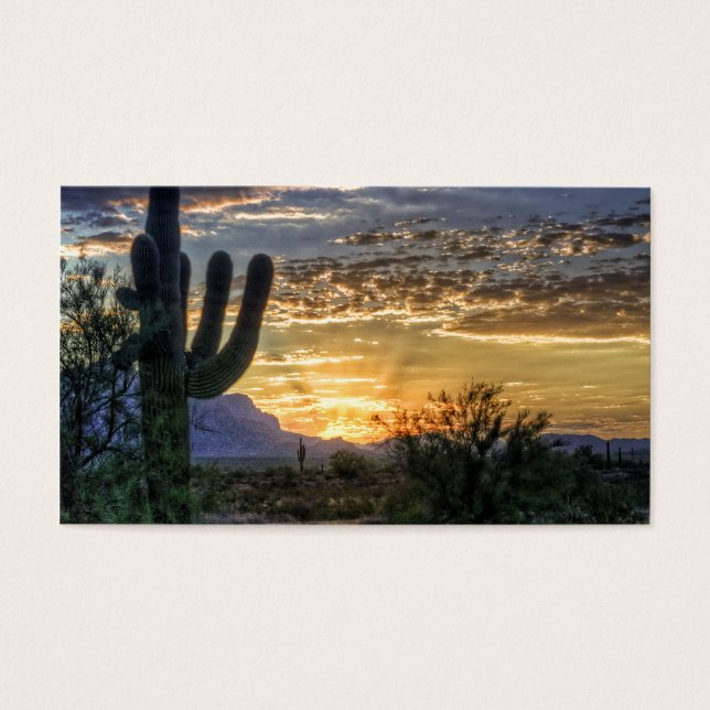 Sonoran Sunrise Visitekaartje (Voorkant)