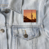 Sonoran sunset vierkante button 5,1 cm (In situ)