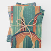 Sonoran-Zonsondergangen Inpakpapier Vel (In situ)