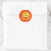 Sonríe, es gratis ronde sticker (Tas)