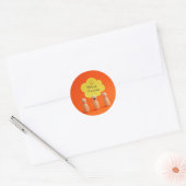 Sonríe, es gratis ronde sticker (Envelop)