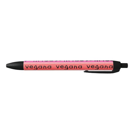 Sonrisa vegana | Vegan smile Zwarte Inkt Pen (Bodem)