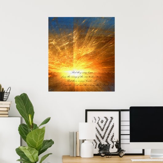 Sonrise Poster (Thuiskantoor)